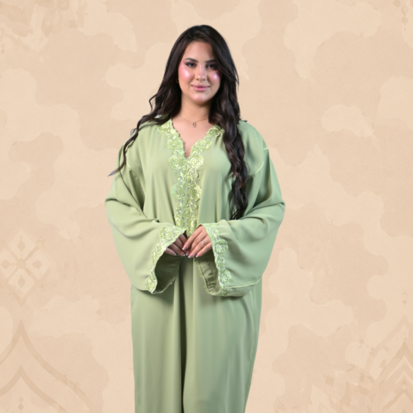 Caftan harmonie vert