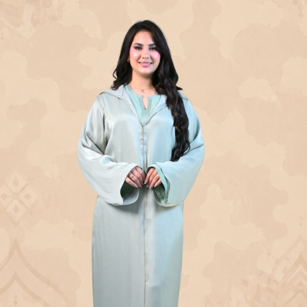 Jellaba Artisanale vert