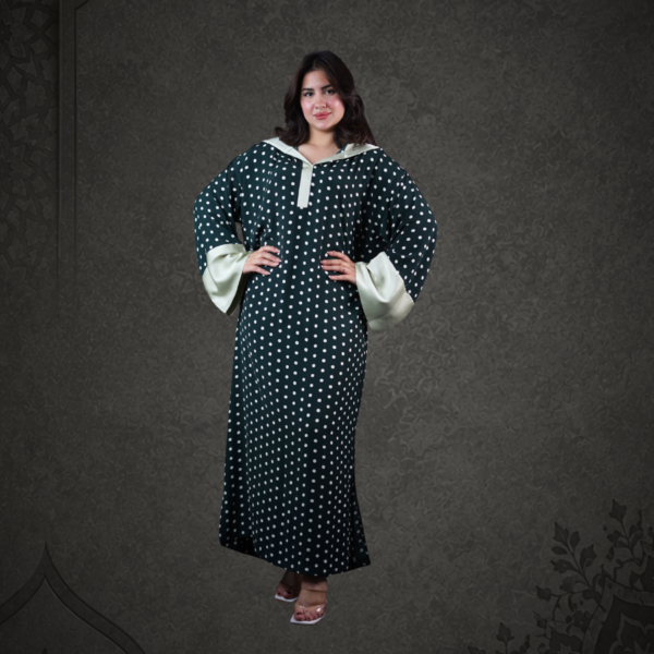 Jellaba Polka Trendy Green