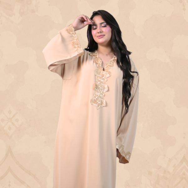 Caftan harmonie beige