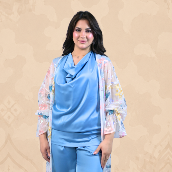 Ensemble Élégance bleue