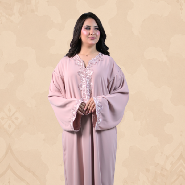 Caftan harmonie rose