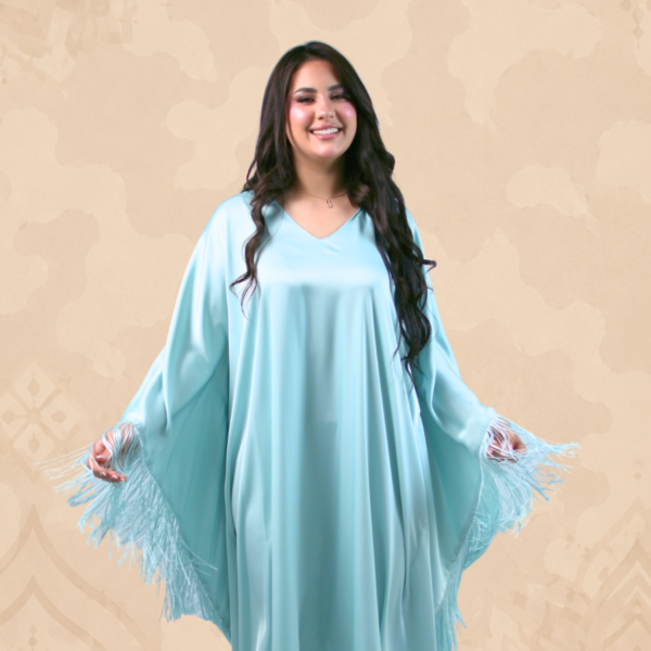 Gandoura chic bleu ciel